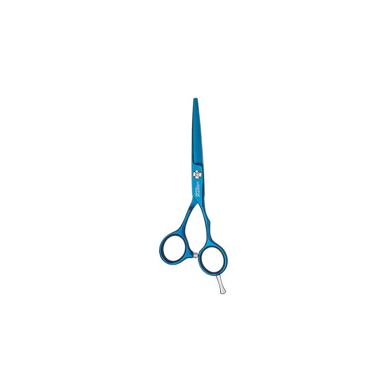 Blue Titanium Laser Scissors 5.5 Hair Shear - Vertix Professional Beautecombeleza.com