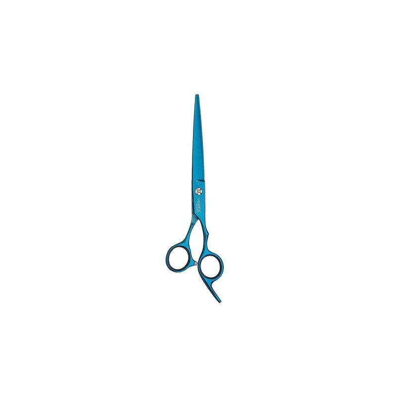 Blue Titanium Laser Scissors 7.0 Hair Shear - Vertix Professional Beautecombeleza.com