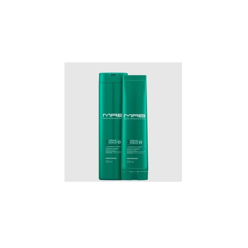 Long & Force Jaborandi Hibiscus Keratin Repair Hair Treatment Kit 2 Itens - MAB Beautecombeleza.com