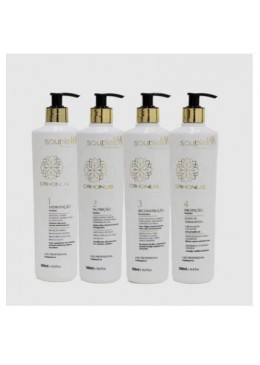 Chronus Hidratação Nutrição e Reconstrução Kit 4x500ml - Souple Liss Beautecombeleza.com