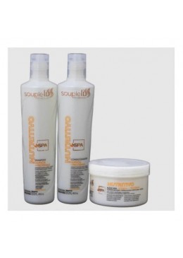 SPA Nourrissant Quinoa + Protéines Kit 3x300 - Souple Liss Beautecombeleza.com