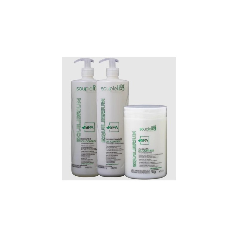 Equilibrium Soupleliss Spa Oil Control Kit 3x1 - Souple Liss Beautecombeleza.com