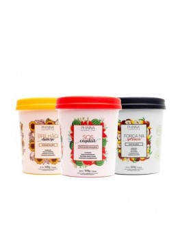 Chronogramme Capillaire Hydratation Nutritio et Reconstruction  Kit 3x500g - Phinna Beautecombeleza.com