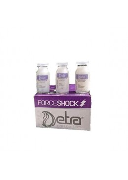 Detra Force Shock Restore Protein Replacement Treatment Ampoules 9x17ml - Detra Hair Beautecombeleza.com