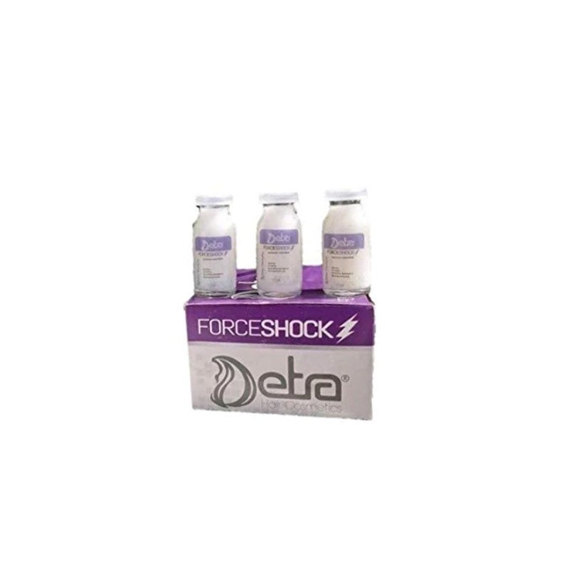 Detra Force Shock Restore Protein Replacement Treatment Ampoules 9x17ml - Detra Hair Beautecombeleza.com