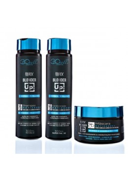 Blonder Up Black Blond Hair Color Maintenance Tinting Kit 3 Itens - BioWell Beautecombeleza.com