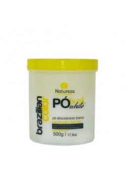 Pó Brasil White Dust Free Pó Descolorante Branco 500g - Natureza Beautecombeleza.com