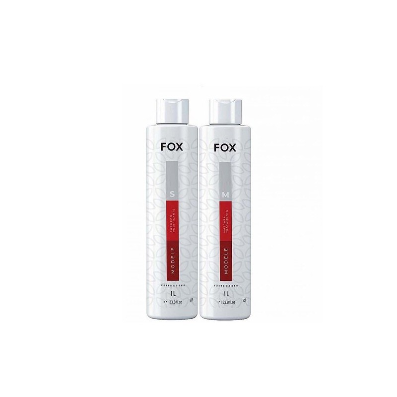 Escova Progressiva Modele Kit 2x1L - Fox Beautecombeleza.com