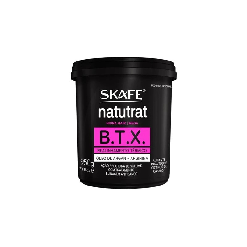 Mega Deep Hair Mask Natutrat Hydra Hair Straightening Thermal Realignment 950g - Skafe
 Beautecombeleza.com