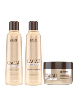Cocoa Extract Power Nutri Nourishing Moisturizing Hair Restore Kit 3x250 - Richée Beautecombeleza.com