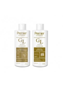 Gold Liss Sealing Volume Reducer Mint Coconut Treatment Kit 2x1L - Premier Hair Beautecombeleza.com