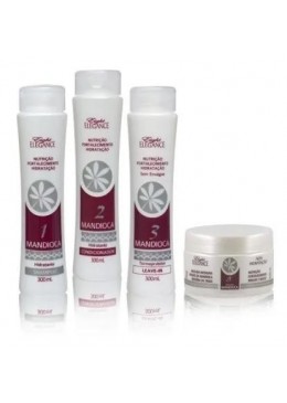 Kit Maintenance Manioca Eight Elegance 4 Itens - Elegance Beautecombeleza.com