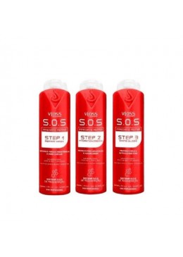 Immediate Repair SOS Damaged Hair Restore Treatment Kit 3x500ml - Vloss Beautecombeleza.com