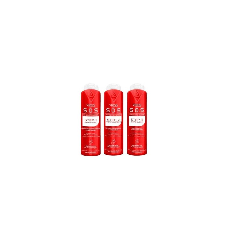 Immediate Repair S.O.S Réparation Immédiate Kit 3x500ml - Vloss Beautecombeleza.com Immediate Repair S.O.S Réparation Immédiate Kit 3x500ml - Vloss Beautecombeleza.com