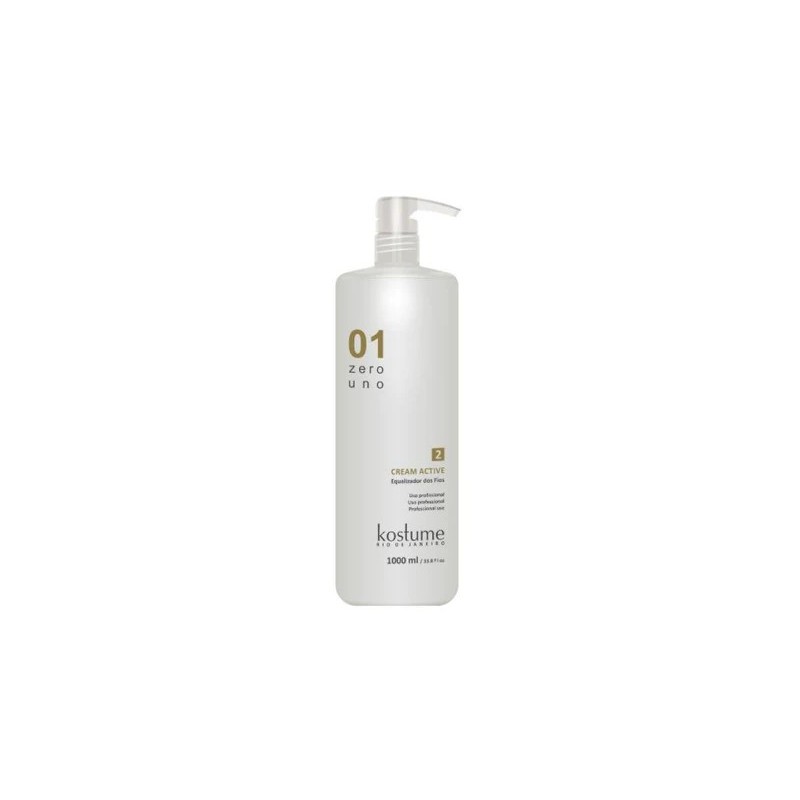 Zero Uno Cream Active Escova Progressiva 1L - Kostume Beautecombeleza.com