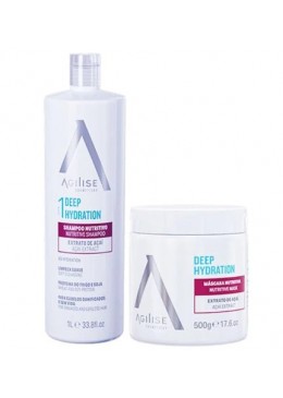 Acai Berry Nutrition Deep Hydration Hair Treatment Kit 2 Itens - Agilise Professional Beautecombeleza.com