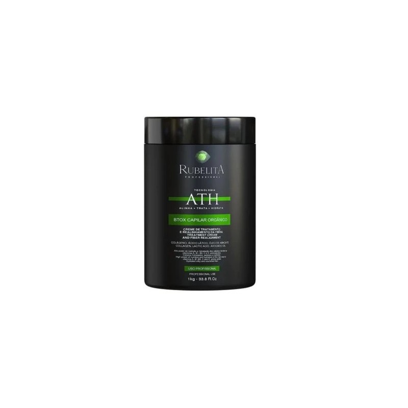 ATH Btox Capilar Orgânico Sem Formol 1Kg - Rubelita Beautecombeleza.com