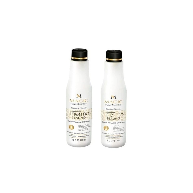 Thermo Sealing Volume Control Lissage Kit 2x1L - Magic Plus Beautecombeleza.com