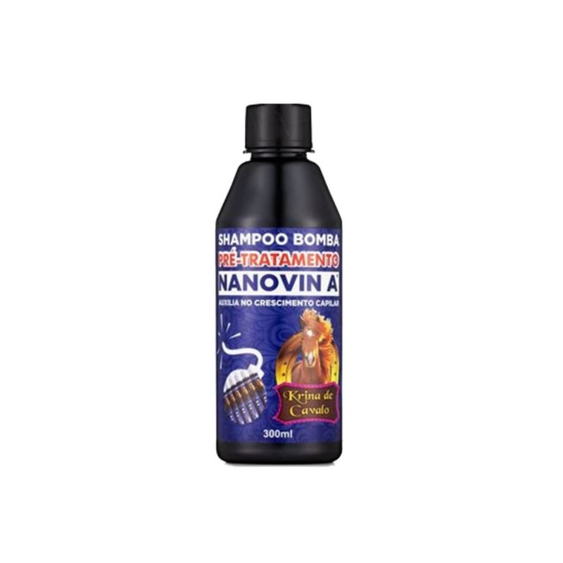 Croissance des Cheveux Nanovin A Krina Cheval Shampooing 300ml - Nanovin Beautecombeleza.com