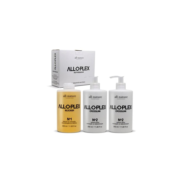 Alloplex Pro Technology Coloring Hair Damage Blocker Kit 3x350ml - All Nature Beautecombeleza.com