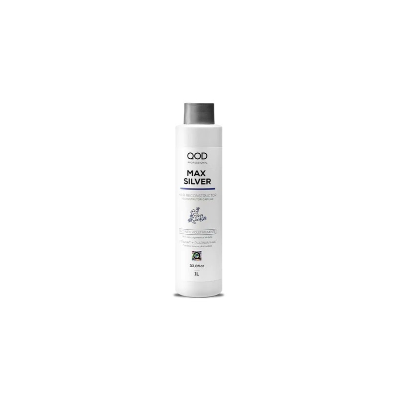 Masque Reconstrutora Max Silver Traitement Brésilien à la Kératine 1000mL - QOD PRO Beautecombeleza.com Masque Reconstrutora Max Silver Traitement Brésilien à la Kératine 1000mL - QOD PRO Beautecombeleza.com