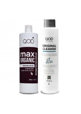 Max Organic Cocoa Keratin Anti Frizz Volume Control Treatment Kit 2x1L - QOD Beautecombeleza.com