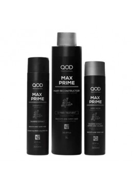 Max Prime Pro Smooth Shiny Hair Reconstruction Treatment Kit 3 Itens - QOD Beautecombeleza.com