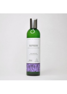 Refresh Oily Fragile Hair Treatment Lavender Mint Marigold Vegan Shampoo 300ml - Grandha Beautecombeleza.com
