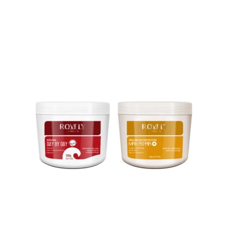 Day by Day + Max Repair Mask Kit 2x 300g - Rovely Beautecombeleza.com Day by Day + Max Repair Mask Kit 2x 300g - Rovely Beautecombeleza.com