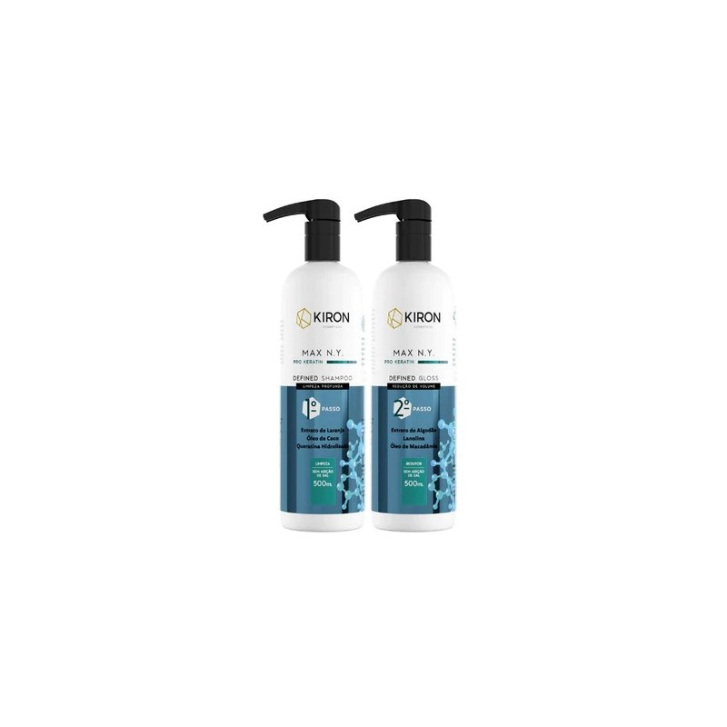 Lissige Brésilien Defined Gloss Pro Keratin Max NY Kiron 2x500ml - Kiron Beautecombeleza.com Lissige Brésilien Defined Gloss Pro Keratin Max NY Kiron 2x500ml - Kiron Beautecombeleza.com