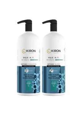 Defined Gloss Protein Pro Keratin Progressive Brush Volume Reducer Max N.Y GlosS 2x1l - Kiron  Beautecombeleza.com