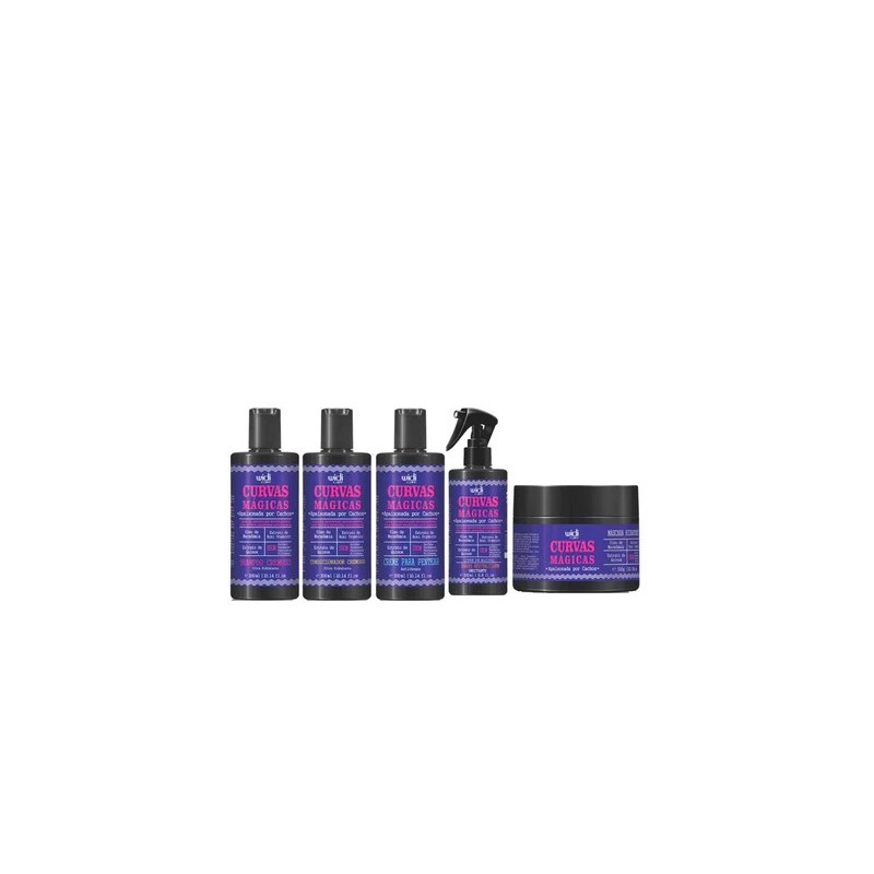 Curvas Mágicas Quinoa Macadamia Açaí Boucles Vegan Kit 5 Itens - Widi Care Beautecombeleza.com Curvas Mágicas Quinoa Macadamia Açaí Boucles Vegan Kit 5 Itens - Widi Care Beautecombeleza.com