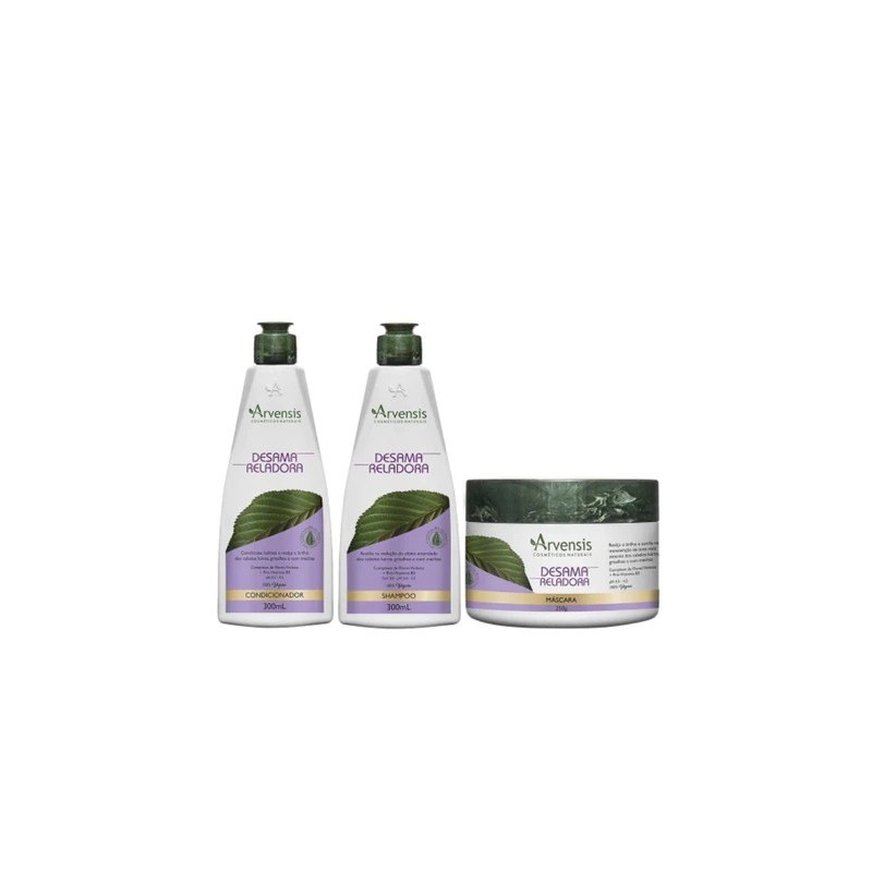 Desamarelador De-yellowing Blond Hair Treatment Vegan Kit 3 Itens - Arvensis Beautecombeleza.com