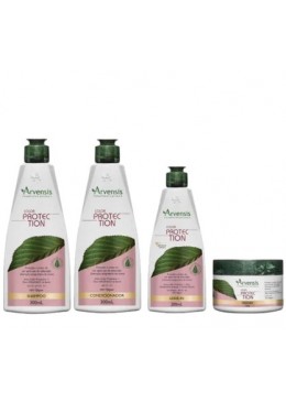 Color Protection Hair Maintenance Vegan Nutrition Treatment Kit 4 Itens - Arvensis Beautecombeleza.com