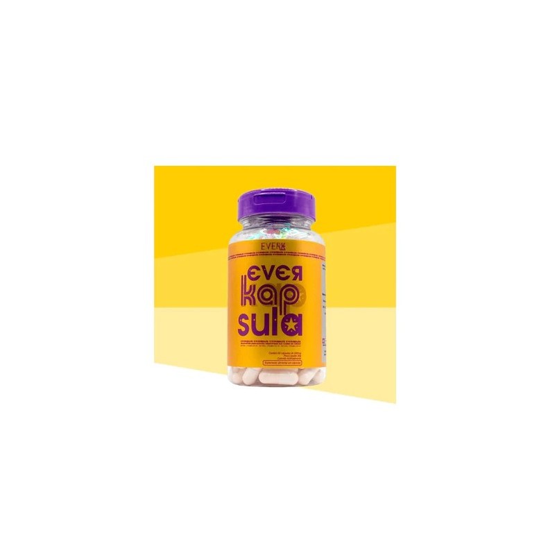 Lot of 3 Everkapsula Hair Supplement Strengthening Complex Capsules 60x500mg - Everk Beautecombeleza.com Lot of 3 Everkapsula Hair Supplement Strengthening Complex Capsules 60x500mg - Everk Beautecombeleza.com