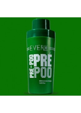 Pre-Poo Vert Protection Contre les Dommages du Shampooing  500ml - Everk Beautecombeleza.com