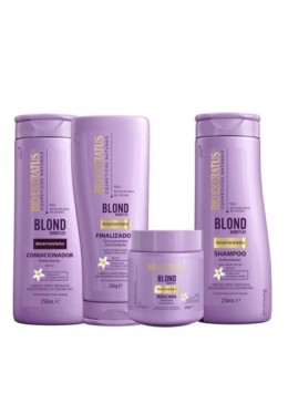 Blond Hair Color Maintenance De-Yellowing Treatment Kit 4 Itens - Bio Extratus Beautecombeleza.com