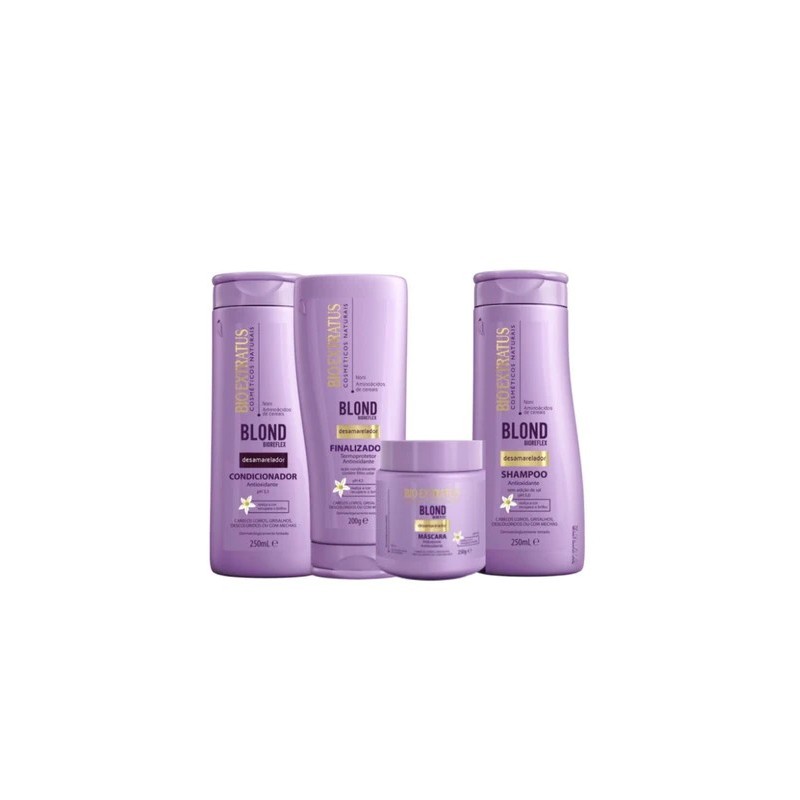 Blond BioReflex Déjaunissant Kit 4 Itens - Bio Extratus Beautecombeleza.com Blond BioReflex Déjaunissant Kit 4 Itens - Bio Extratus Beautecombeleza.com