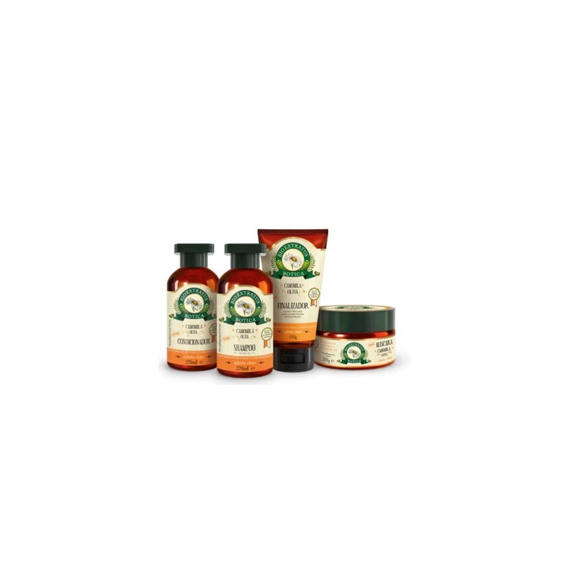 Botica Camomila Camomille Nutrition Kit 4 Itens - Bio Extratus Beautecombeleza.com Botica Camomila Camomille Nutrition Kit 4 Itens - Bio Extratus Beautecombeleza.com