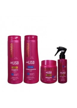 Mais Liso Pós Progressiva e Hidratante Kit 4 Itens - Bio Extratus Beautecombeleza.com