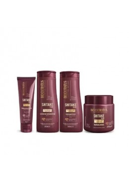 Shitake Plus Hair Revitalizing Nourishing Reconstruction Kit 4 Itens - Bio Extratus Beautecombeleza.com