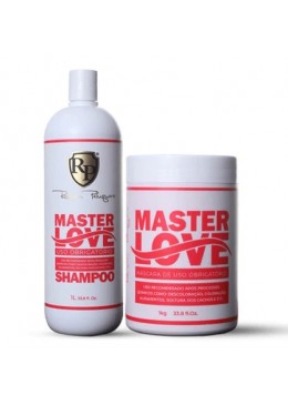 Master Love Shampoo e Máscara Kit 2x 1l / 32.8 Fl Oz - Robson Peluquero Beautecombeleza.com