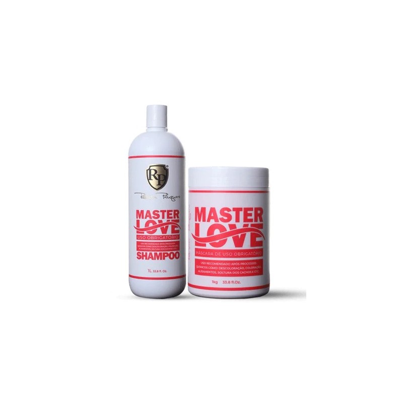 Master Love Shampoo et Masque Kit 2x 1 Litre / 32.8 Fl Oz - Robson Peluquero Beautecombeleza.com Master Love Shampoo et Masque Kit 2x 1 Litre / 32.8 Fl Oz - Robson Peluquero Beautecombeleza.com