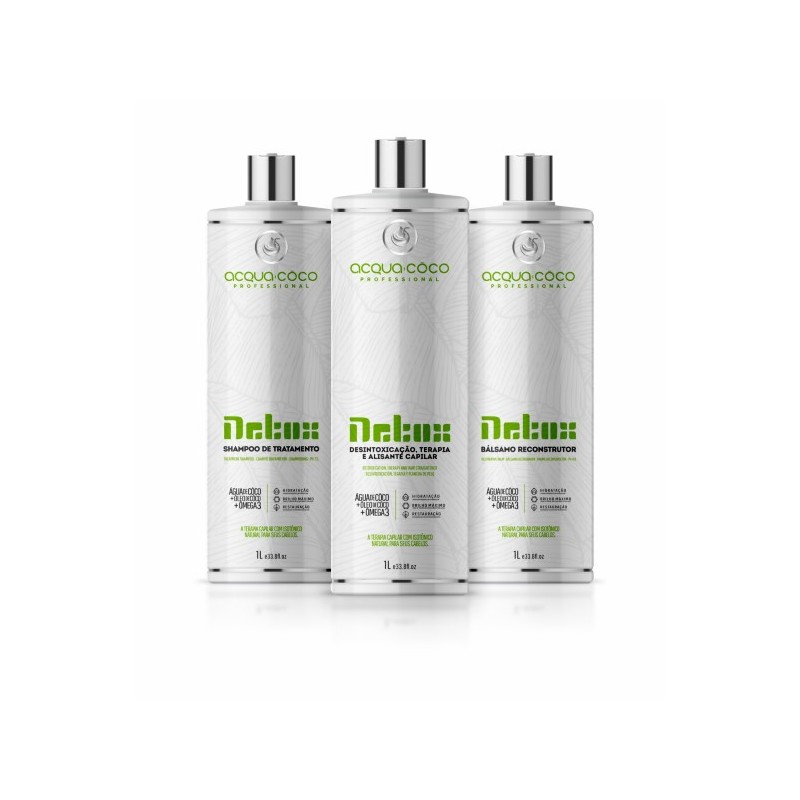 Detox Capillaire et Réduction de Volume Kit 3x1L - Acqua Coco Beautecombeleza.com Detox Capillaire et Réduction de Volume Kit 3x1L - Acqua Coco Beautecombeleza.com
