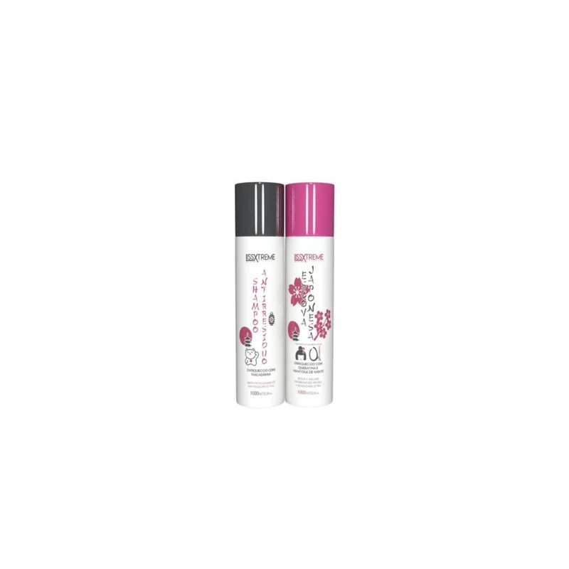 Japonesa Lissage Japonais Shea Macadamia Kit 2x1 - Liss Xtreme Beautecombeleza.com