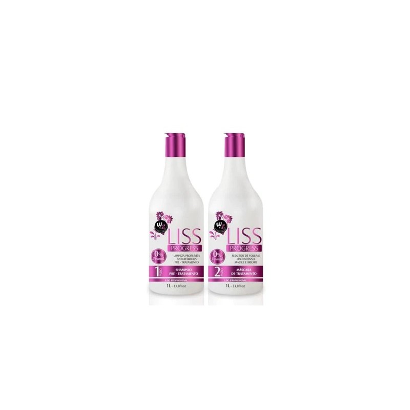 Liss Progress Semi Definitif Lissage Kit 2x1L - W&Z Cosmetics 
 Beautecombeleza.com