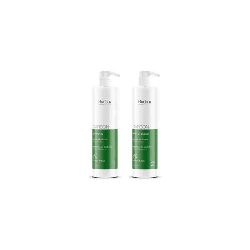 Reposição de Carbono, Redução de Volume e Alinhamento Capilar Kit 2x1L - Brulier Beautecombeleza.com Reposição de Carbono, Redução de Volume e Alinhamento Capilar Kit 2x1L - Brulier Beautecombeleza.com