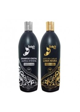 Black Mud Thermal Crystal Treatment Progressive Brush Kit 2x1L - New Seduce Beautecombeleza.com