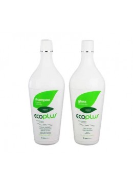 Escovas Progressivas Orgânicas Gloss Kit 2x1L - Ecoplus Beautecombeleza.com