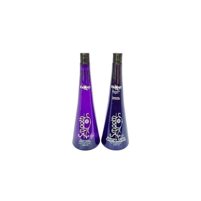 Smooth Progressive Brush Hair Straightening Smoothing Treatment Kit 2x1L - Kellan
Beautecombeleza.com